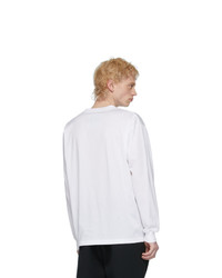 Fumito Ganryu White And Grey Cloudy Sky T Shirt