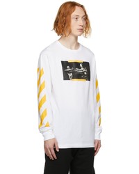 Off-White White Caravaggio Painting Long Sleeve T Shirt
