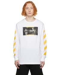 Off-White White Caravaggio Painting Long Sleeve T Shirt