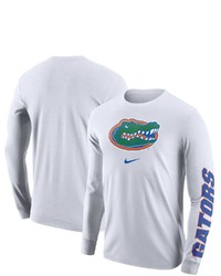 Nike White Florida Gators Team Lockup 2 Hit Long Sleeve T Shirt At Nordstrom