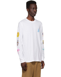 Ps By Paul Smith White Folklore Long Sleeve T Shirt