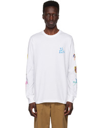 Ps By Paul Smith White Folklore Long Sleeve T Shirt