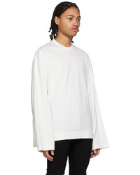 Julius White Graphic Long Sleeve T Shirt