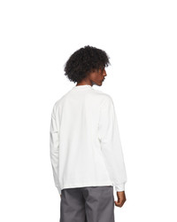 Li-Ning White Hexagon Long Sleeve T Shirt