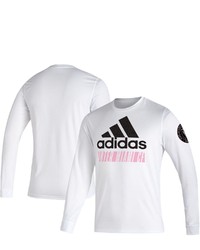 adidas White Inter Miami Cf Vintage Long Sleeve T Shirt At Nordstrom