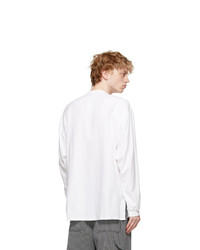 Doublet White Japanese Gift Wrapping Long Sleeve T Shirt
