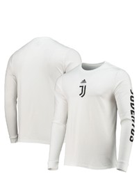 adidas White Juventus Crest Long Sleeve T Shirt At Nordstrom
