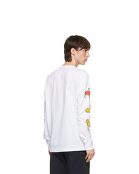 Ps By Paul Smith White Long Sleeve Goat T Shirt