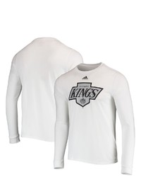 adidas White Los Angeles Kings Alternate Logo Amplifier Long Sleeve T Shirt At Nordstrom
