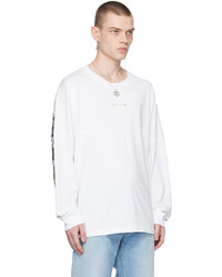 1017 Alyx 9Sm White Oversized Long Sleeve T Shirt