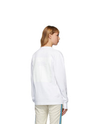Palm Angels White Palm X Palm Long Sleeve T Shirt
