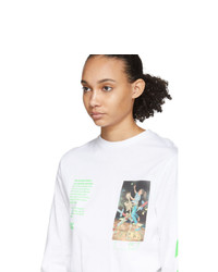 Off-White White Pascal Painting Long Sleeve T Shirt
