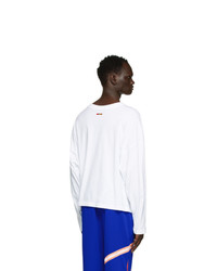 Reebok By Pyer Moss White Pocket Long Sleeve T Shirt