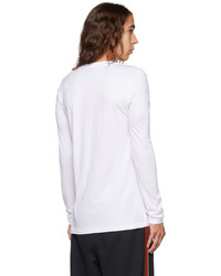Anna Sui White Printed Long Sleeve T Shirt