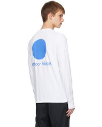 Outdoor Voices White Printed Long Sleeve T Shirt