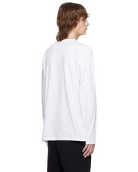 Martine Rose White Printed Long Sleeve T Shirt