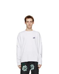 Saturdays Nyc White Rose Long Sleeve T Shirt