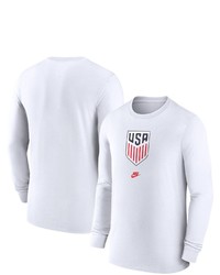 Nike White Us Soccer Evergreen Crest Long Sleeve T Shirt At Nordstrom