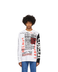 Helmut Lang White Willie Norris Edition Long Sleeve T Shirt