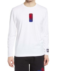 BOSS X Nba Threesixty Long Sleeve Logo T Shirt
