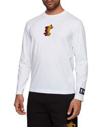 BOSS X Nba Threesixty Miami Heat Long Sleeve Logo T Shirt