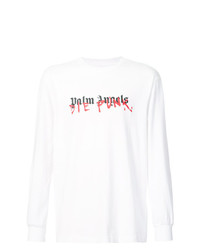 Palm Angels X Playboi Carti Long Sleeved Logo T Shirt