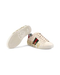Gucci Ace Sneaker With Guccy Print