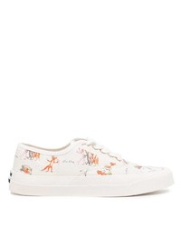 MAISON KITSUNÉ All Over Graphic Print Sneakers