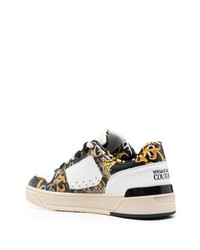 VERSACE JEANS COUTURE Baroque Print Low Top Trainers