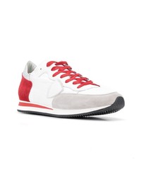 Philippe Model Contrast Lace Up Sneakers