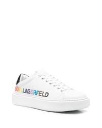 Karl Lagerfeld Logo Print Low Top Sneakers