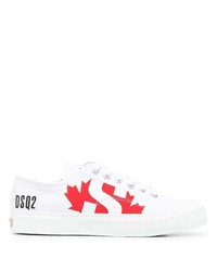DSQUARED2 Maple Leaf Print Sneakers