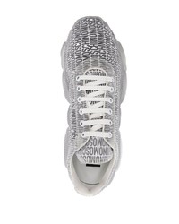 Moschino Monogram Print Lace Up Sneakers