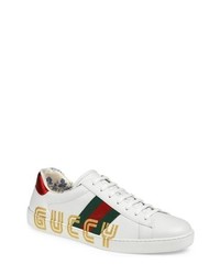 Gucci New Ace Guccy Print Sneaker