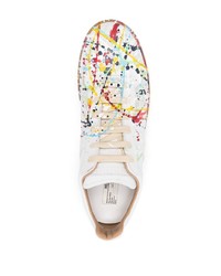 Maison Margiela Painterly Print Low Top Sneakers
