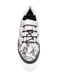 AGL Platform Lace Up Sneakers