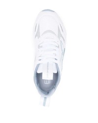 Ea7 Emporio Armani Side Logo Print Low Top Sneakers