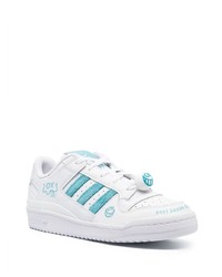 adidas Smile Print Panelled Low Top Sneakers