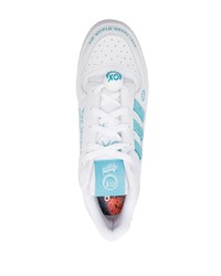 adidas Smile Print Panelled Low Top Sneakers
