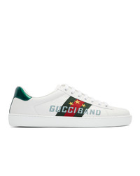 Gucci White Band New Ace Sneakers