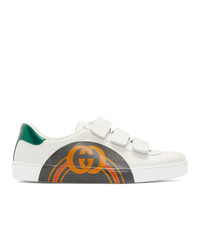 Gucci White New Ace Sneakers