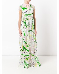 Si Jay Abstract Print Dress