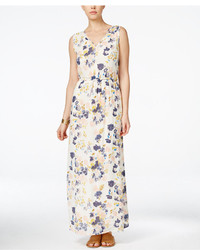 Lucky Brand Floral Spritz Printed Maxi Dress, $129