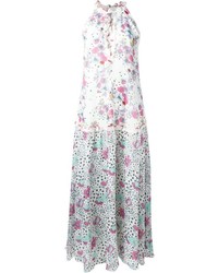 Giamba Floral Print Maxi Dress