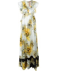 No.21 No21 Sunflower Print Maxi Dress