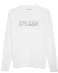 Our Legacy Splash Print Mesh Sweatshirt