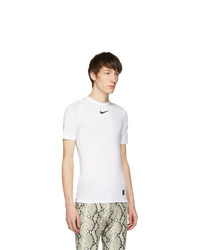 1017 Alyx 9Sm White Nike Edition Logo Sponge T Shirt