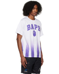 BAPE White Team T Shirt