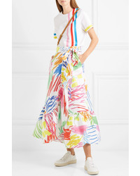 Mira Mikati Printed Stretch Cotton Wrap Skirt
