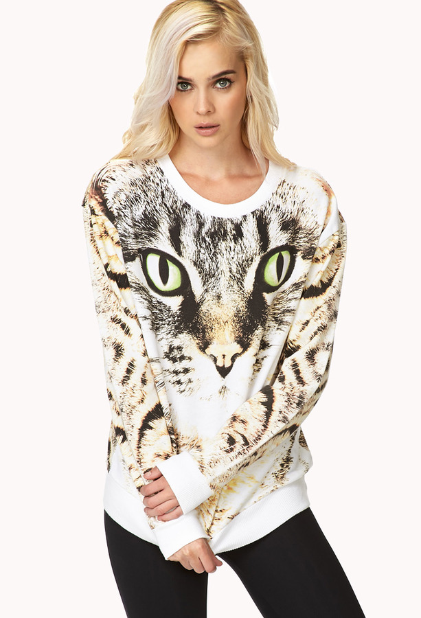 forever 21 cat sweater